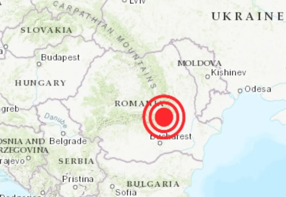 Cutremur în România în prima zi din 2020