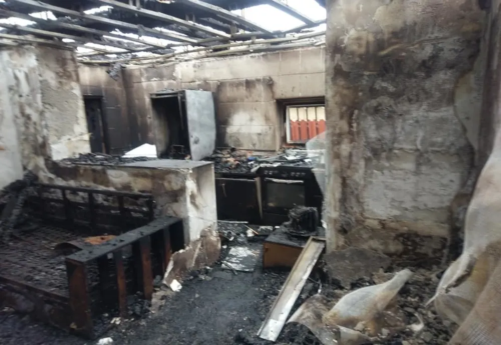 Pagube de peste 175.000 lei în urma incendiului de la Lacu Sărat