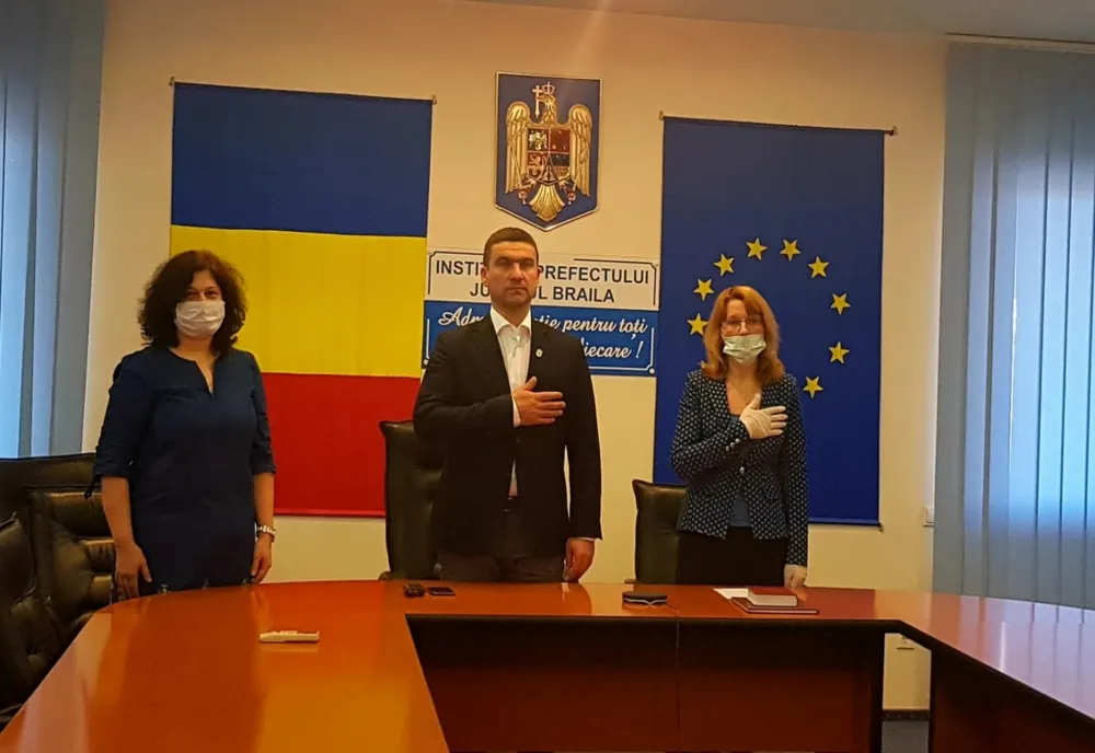 Vasilica Vâlcu a depus jurământul de învestire în funcția de subprefect