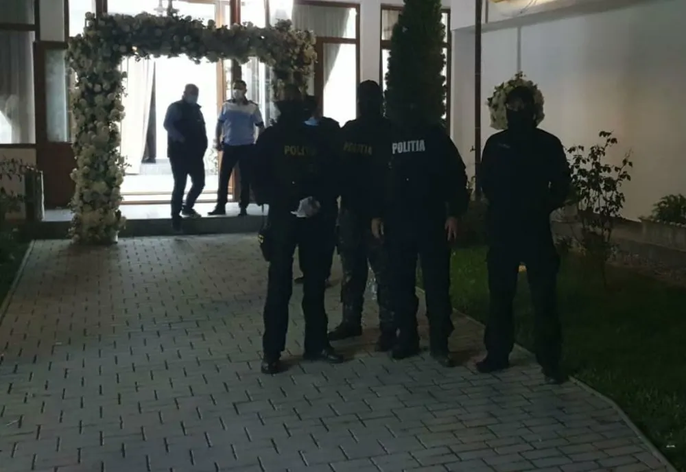 Nuntă întreruptă de polițiștii brăileni