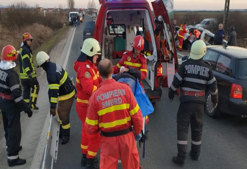 Accident cu 6 victime pe raza localității Mihai Bravu