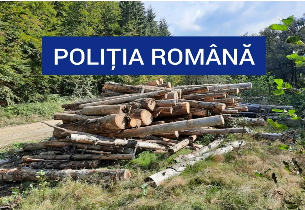 Controale ale polițiștilor pentru protejarea pădurilor
