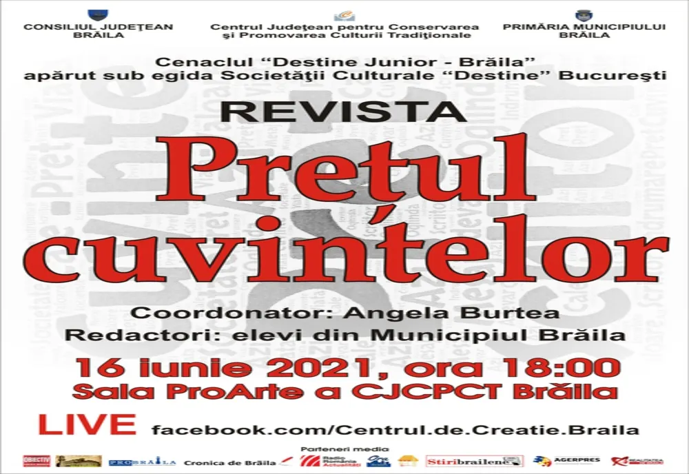 Eveniment- Prețul cuvintelor 