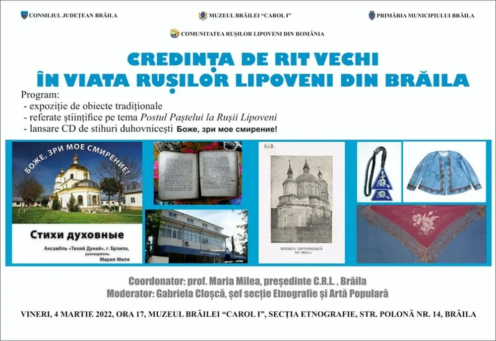 Credința de rit vechi în viața rușilor lipoveni din Brăila