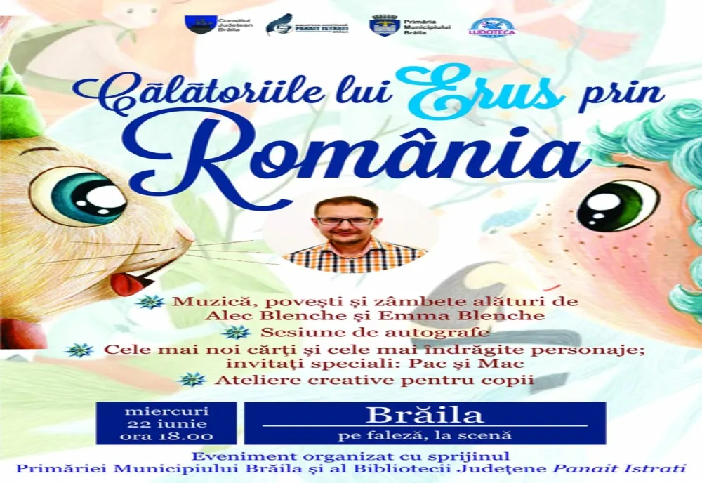 Întâlnire cu unul dintre cei mai iubiți scriitori de cărți educative pentru copii din România