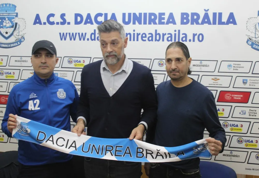 Dacia Unirea Brăila s-a reunit sub comanda lui Joao Pinto