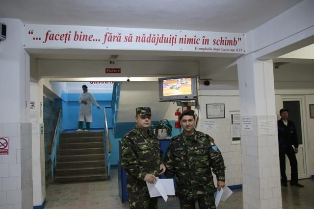 O picătură de speranţă, oferită de militarii Brigăzii 10 Geniu