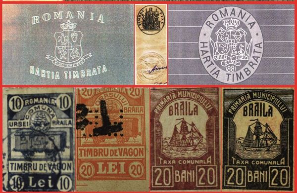 Expoziție de mărci poștale și timbre, din perioada 1910 - 1920