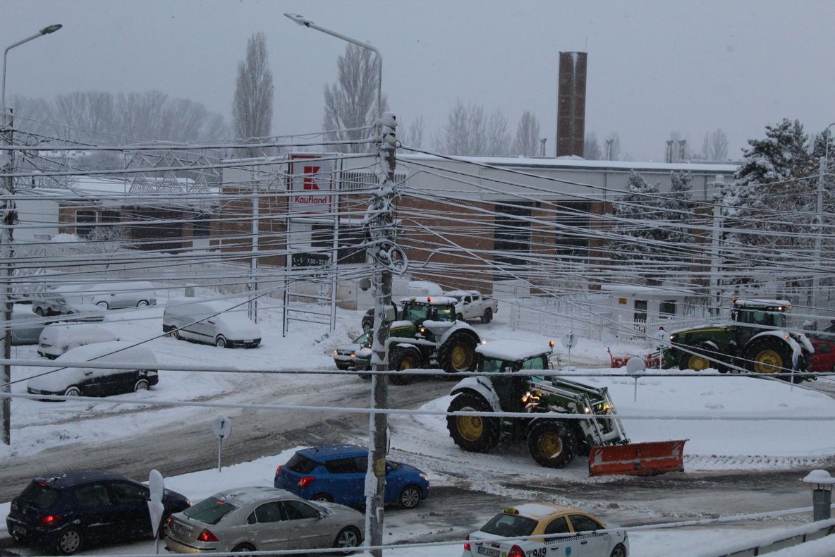 Braicata va fi amendată pentru că nu a ieșit la deszăpezire