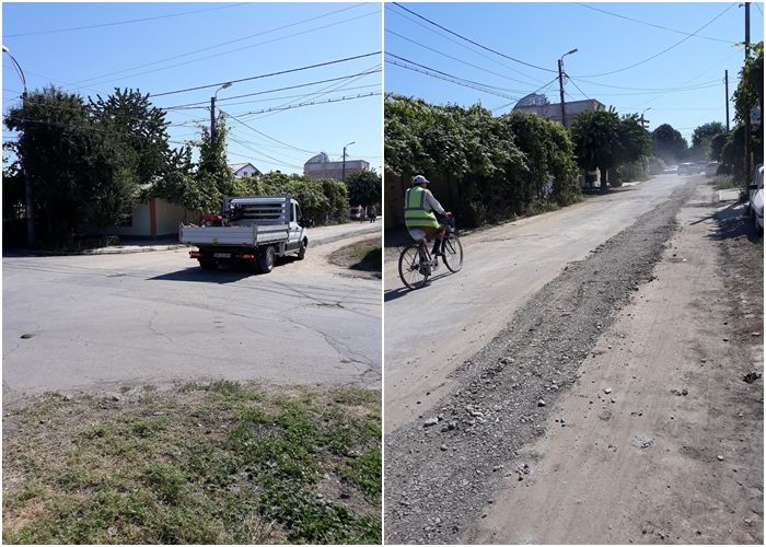 Liberalii cer sancționarea firmelor care execută intervenții în asfalt și lasă dezastru în urma lor