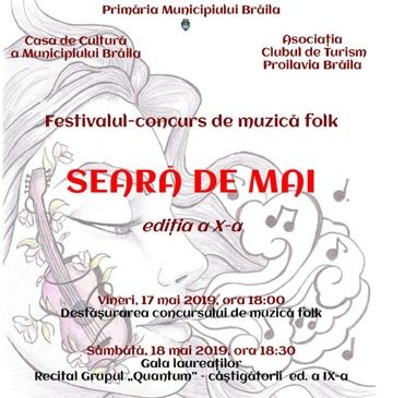 Festivalul Concurs de Muzică Folk “Seară de Mai”, ajuns la a X-a ediție