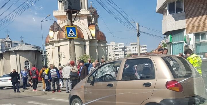 Pieton accidentat pe trecere de un șofer în vârstă de 75 de ani