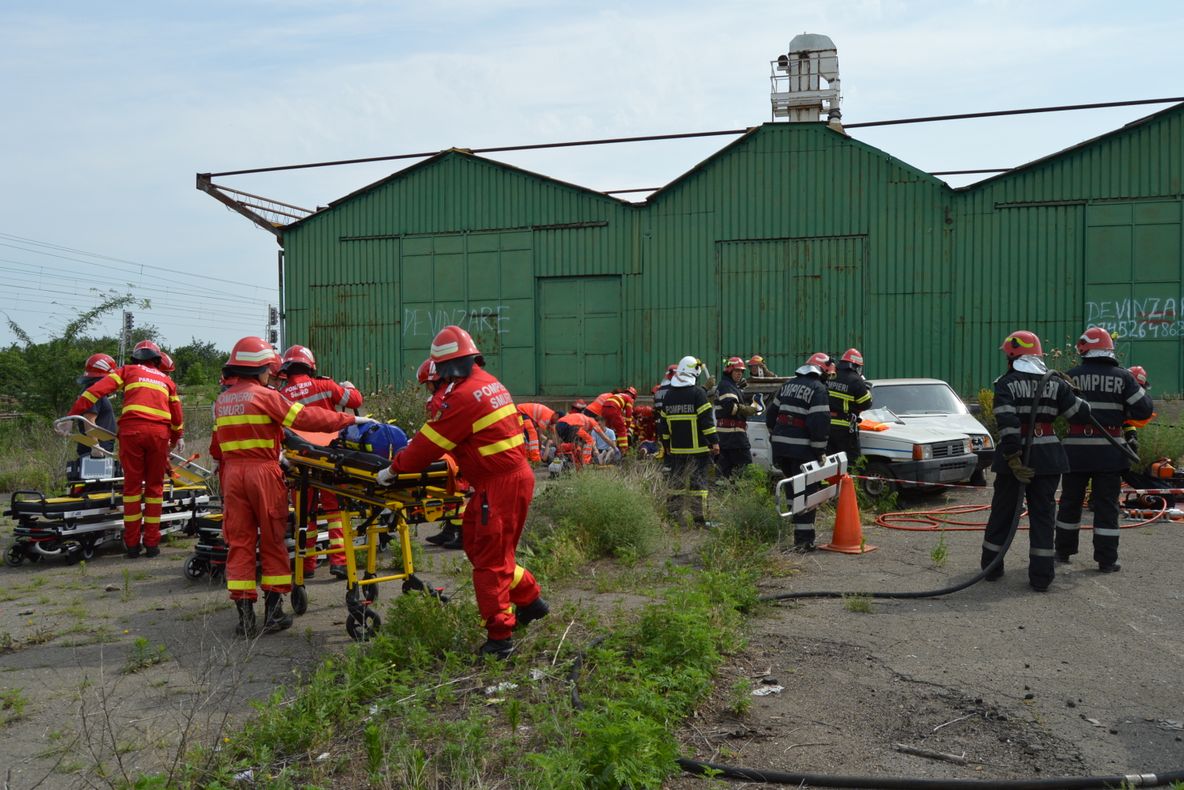 Plan Roșu de intervenție la Gara CFR Lacu Sărat