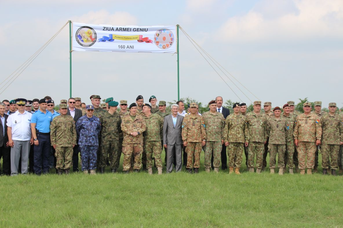 Militarii au sărbătorit 160 de ani de la înființarea armei geniu