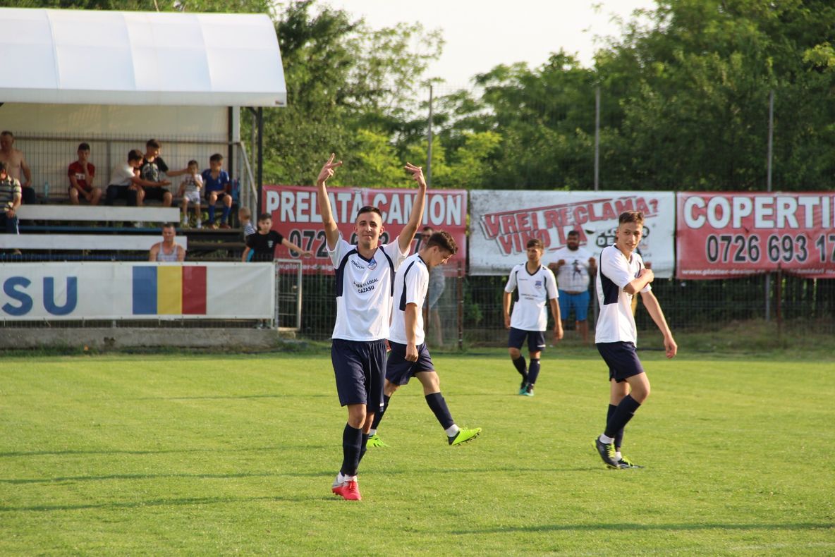 Comunal Cazasu a câștigat cu 4-1 meciul tur din etapa interjudețeană a campionatului de juniori A1