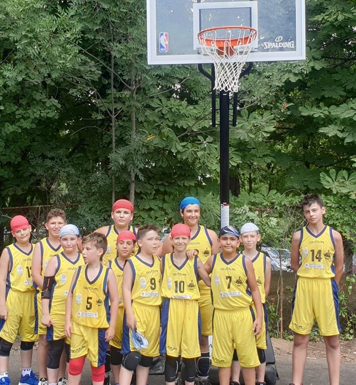 Cuza Pirates Brăila a terminat cu 4 victorii și patru înfrângeri în grupa de la Festivalul de minibaschet