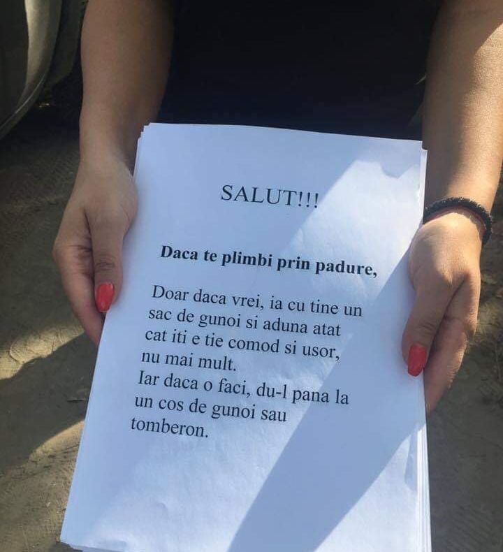 16 tineri voluntari au redat frumusețea pădurii de la Plaja Lipovenească!