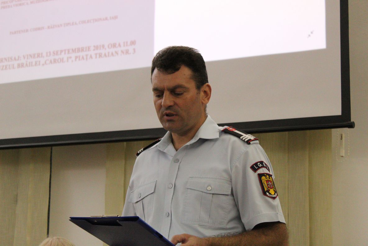 Istoricul pompierilor brăileni la comemorarea a 171 de ani de la bătălia din Dealul Spirii