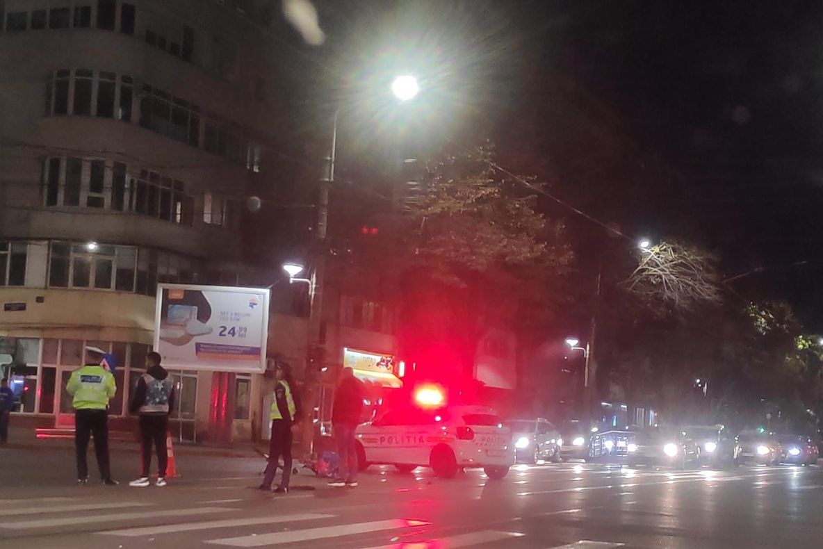 Biciclist accidentat pe Bulevardul Dorobanților din Brăila