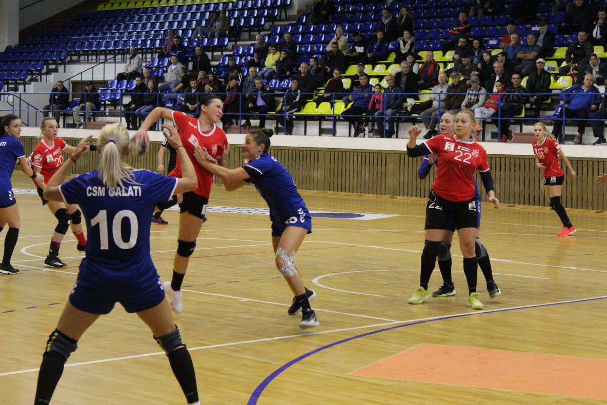 CSM Galați a demonstrat și la Brăila că nu are milă de nimeni în drumul spre revenirea în Liga Națională