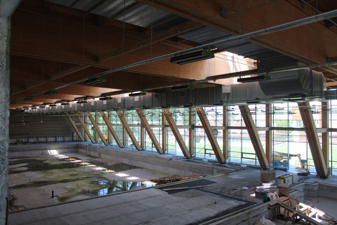 Bazinul Olimpic de la Brăila nu va fi gata nici anul acesta