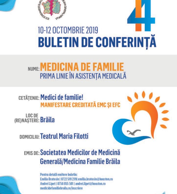 Conferinţa regională a medicilor de familie la Brăila