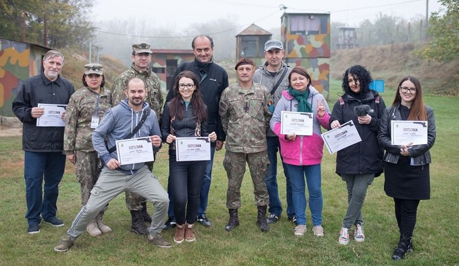 Realitatea de Brăila pe podium la Cupa presei la tir