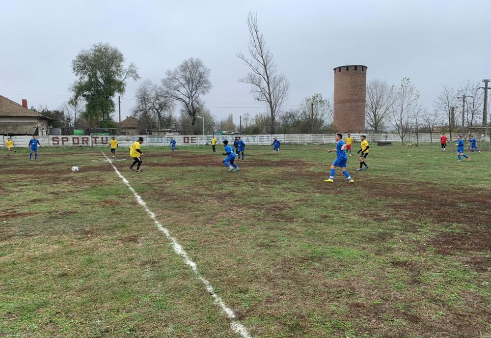 Meci amical de fotbal între juniorii Daciei Unirea Brăila și o echipă a Centrului de Detenție Brăila-Tichilești