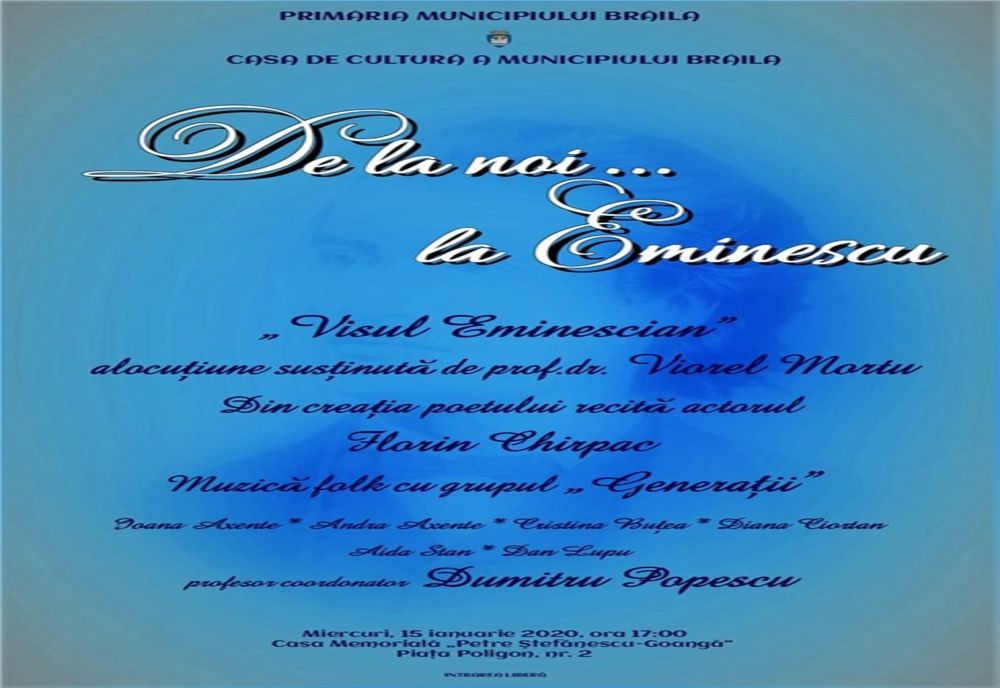 De la noi..la Eminescu