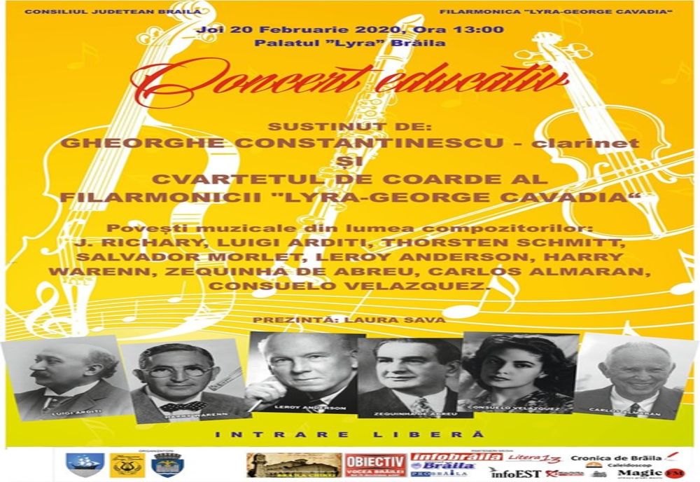 Concert educativ la Filarmonica Lyra 
