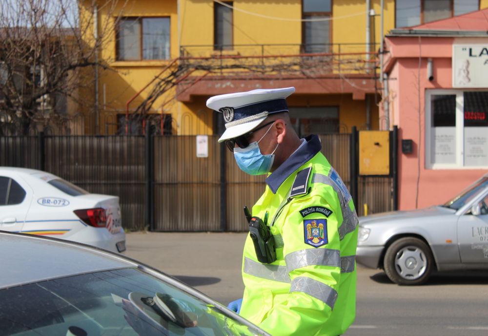 Polițiștii brăileni au aplicat 204 sancțiuni pentru nerespectarea măsurii privind restricționarea circulației