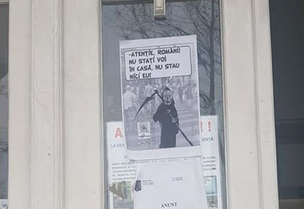 Cu ce mesaj sunt întâmpinați cei care intră în primăria comunei Viziru