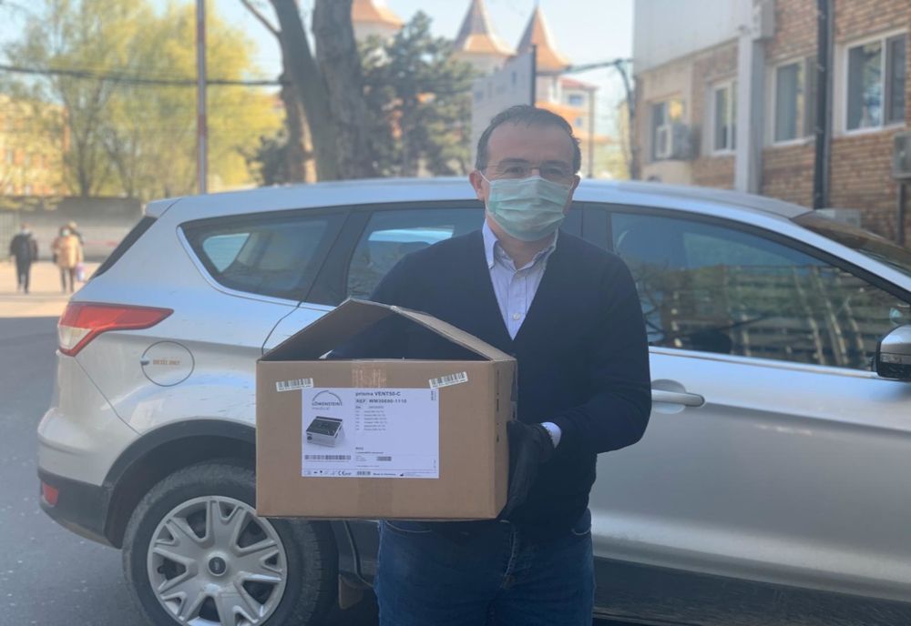 Consorțiul Astaldi a donat un ventilator Spitalului Județean