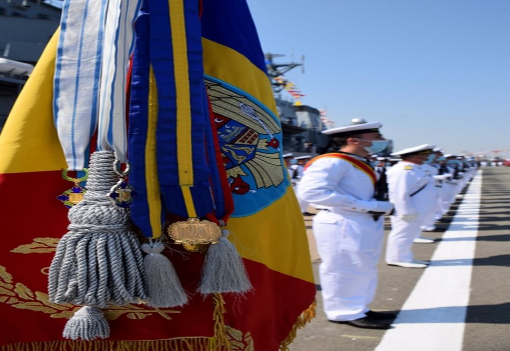 Forțele navale vor sărbători Ziua Națională prin ridicarea Marelui Pavoaz