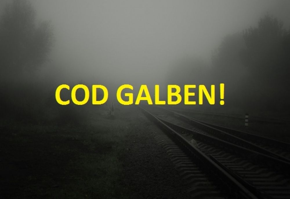 Cod galben de ceață la Brăila