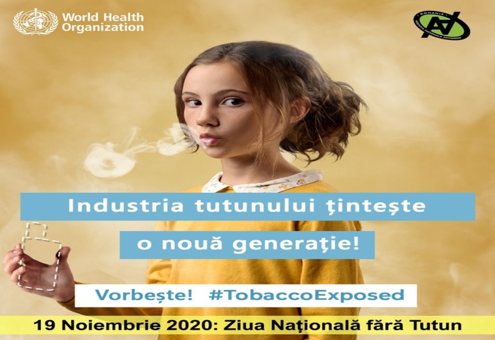  ZIUA NAŢIONALĂ FĂRĂ TUTUN – 19 NOIEMBRIE 2020 