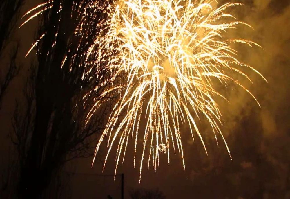 Artificii la Galați în noaptea de Revelion