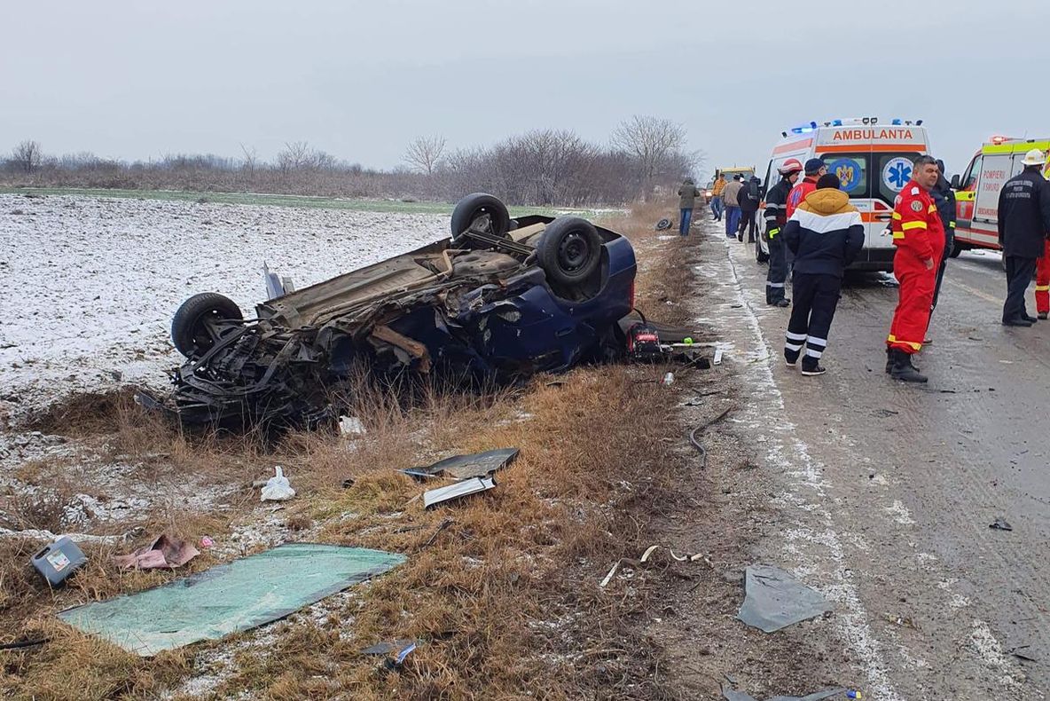Accident cu o victimă pe DN 23