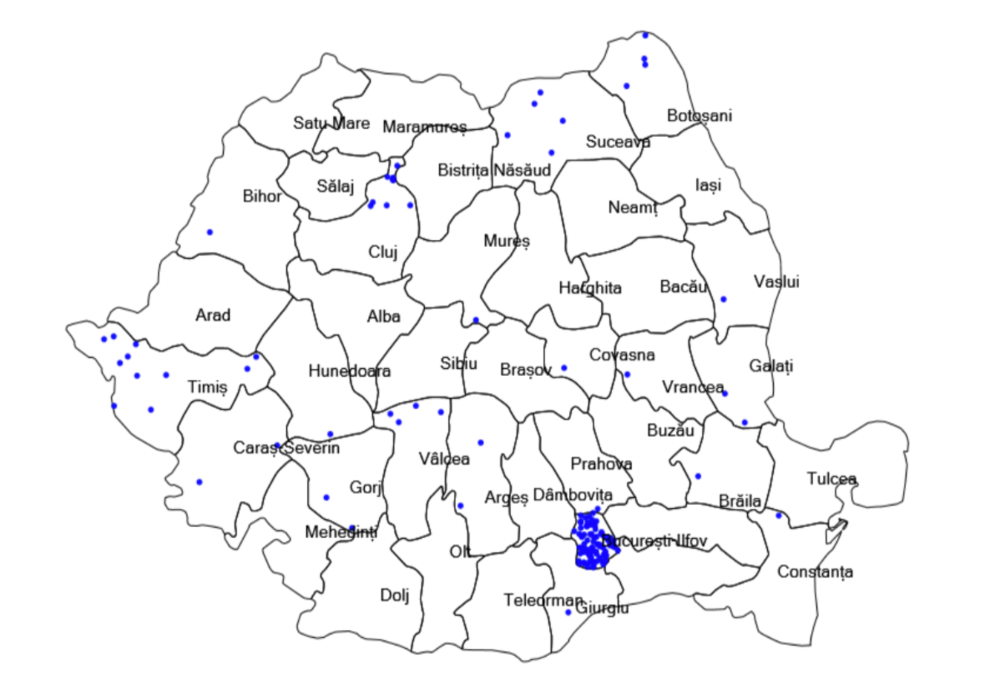 Raport INSP: Noua tulpină SARS-CoV-2 din Marea Britanie circulă deja în jumătate dintre județele țării!