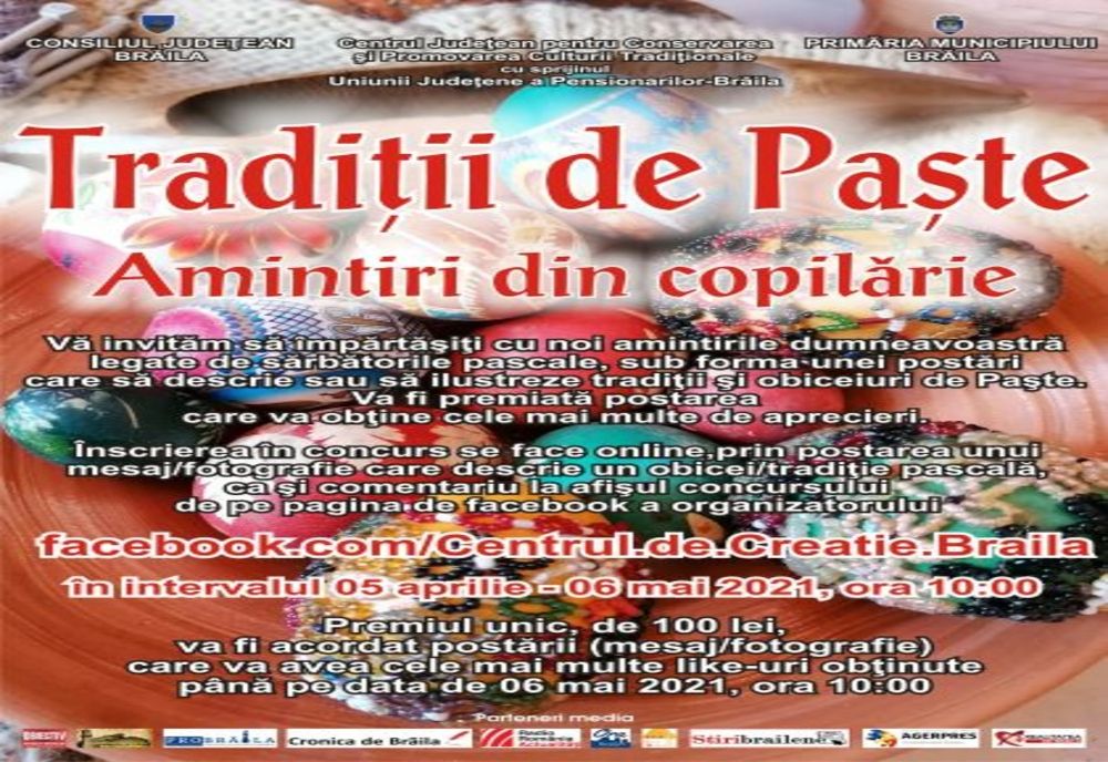 Concurs on-line Tradiții de Paști-Amintiri din copilărie