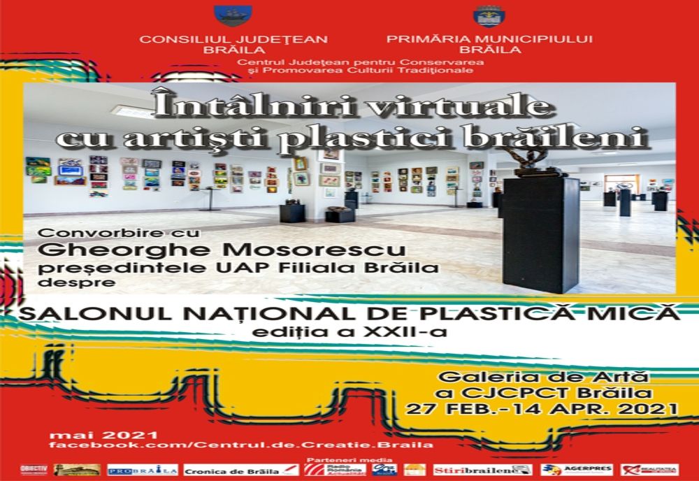 Gheorghe Mosorescu invitat la Întâlniri virtuale cu artişti plastici brăileni