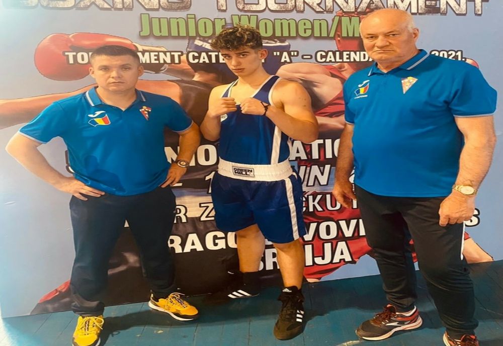 Brăileanul Eduard Mușat pe locul 2 la un puternic turneu internațional de box pentru juniori