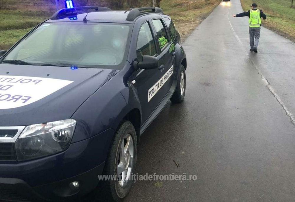 Brăilean fără permis de conducere, depistat conducând un ansamblu rutier neînmatriculat