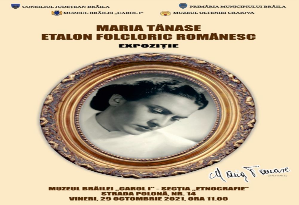 Expoziție itinerantă, cu tema Maria Tănase – etalon folcloric românesc