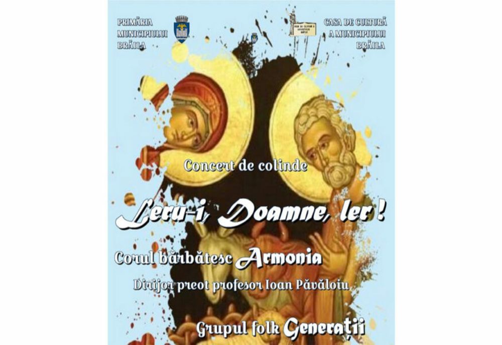 Concert online de colinde „Leru-i, Doamne, ler!”