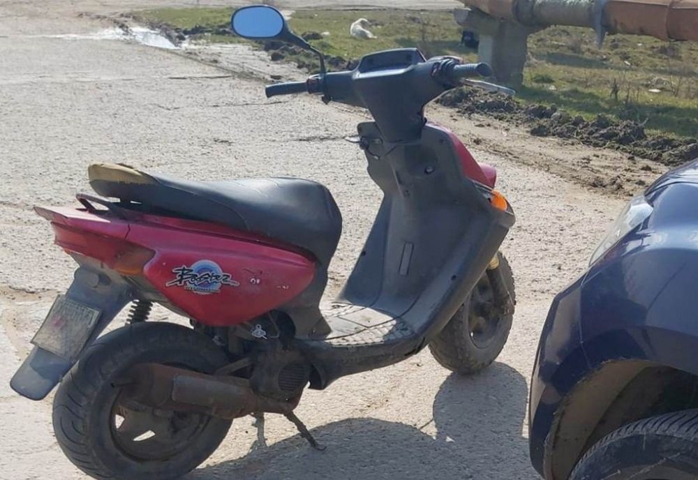 Un bărbat din Chiscani depistat conducând un moped neînregistrat și fără a avea permis de conducere