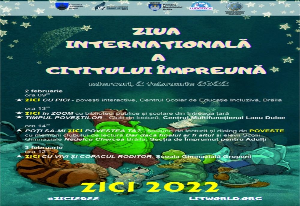 Ziua Internațională a Cititului Împreună marcată la Biblioteca Județeană Panait Istrati Brăila