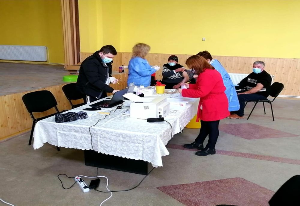 61 de persoane s-au vaccinat în cadrul campaniei de vaccinare de la Scorțaru Nou