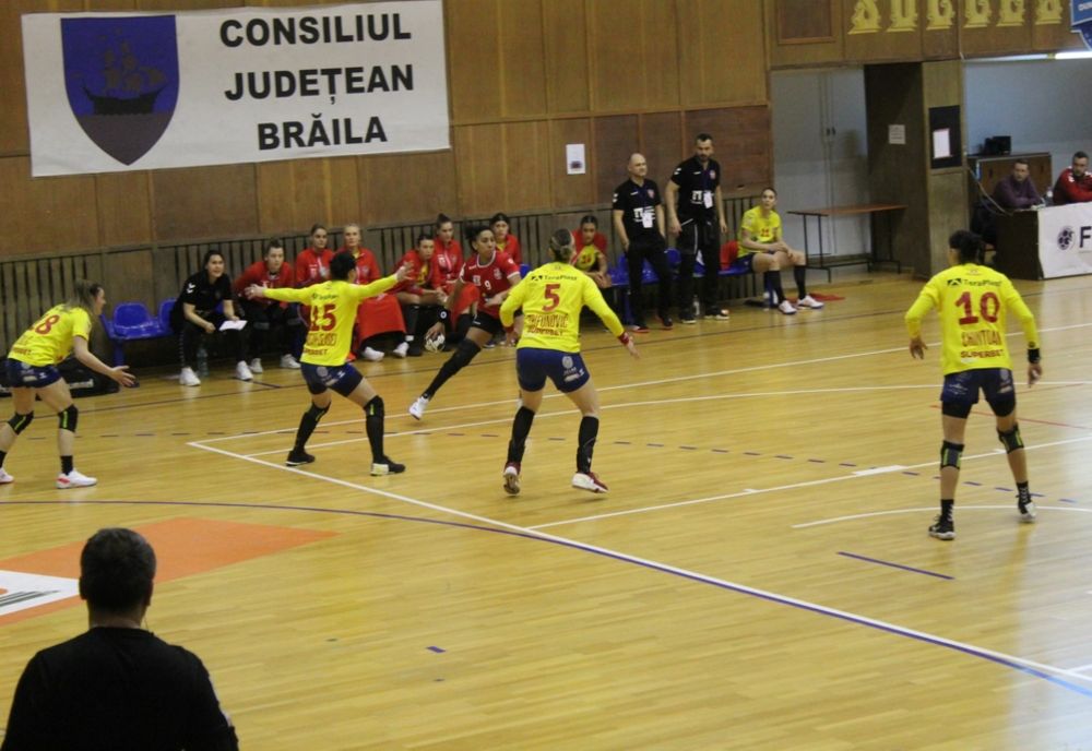 HC Dunărea Brăila a spart ghinioanele și a câștigat meciul de pe teren propriu cu Gloria Bistrița