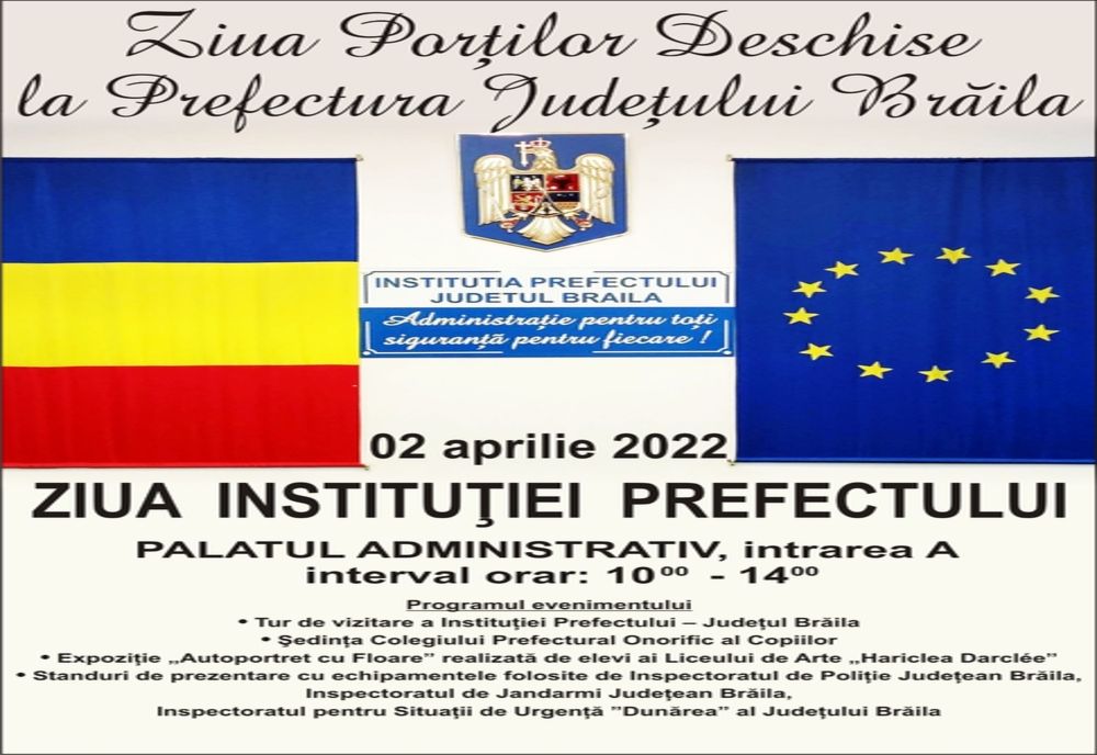 Ziua Porților Deschise la Prefectura Brăila